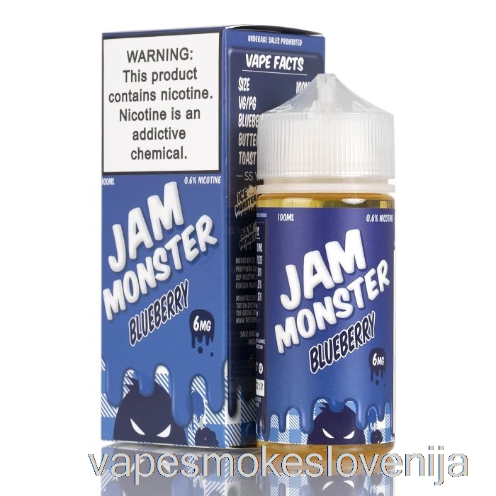 Vape Za Enkratno Uporabo Borovnica - Marmelada Monster - 100ml 6mg